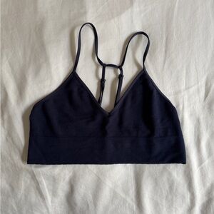 By Anthropologie Jenny Strapless T-Back Bralette, Navy